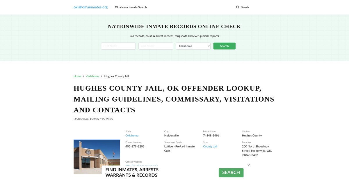 Preview of oklahomainmates.org