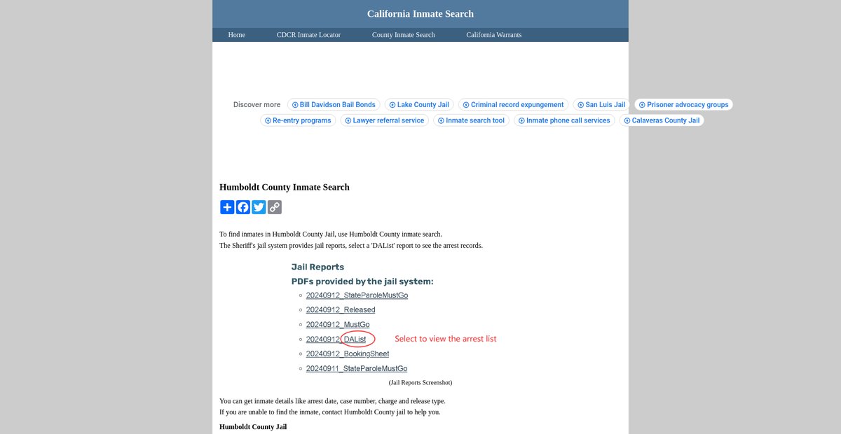 Preview of inmatesearchcalifornia.org