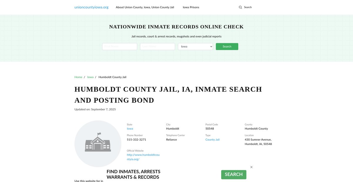 Preview of unioncountyiowa.org