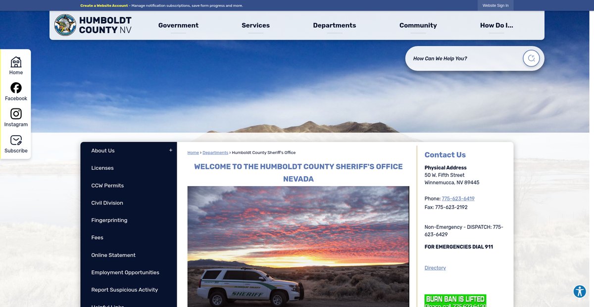 Preview of humboldtcountynv.gov