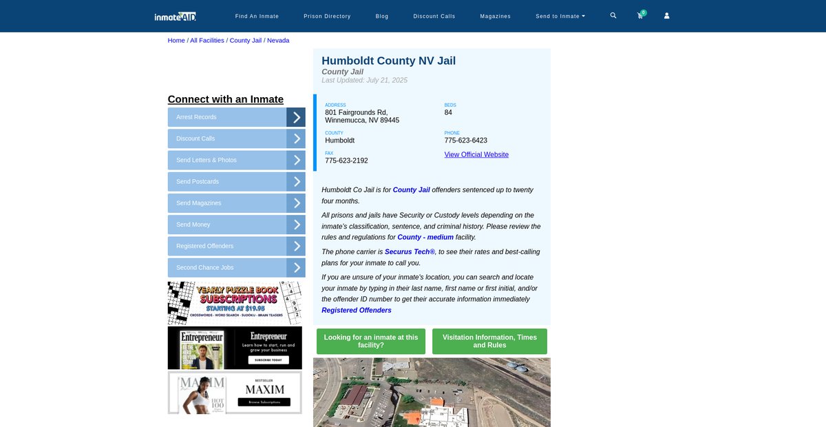 Preview of inmateaid.com