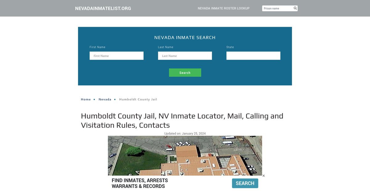 Preview of nevadainmatelist.org