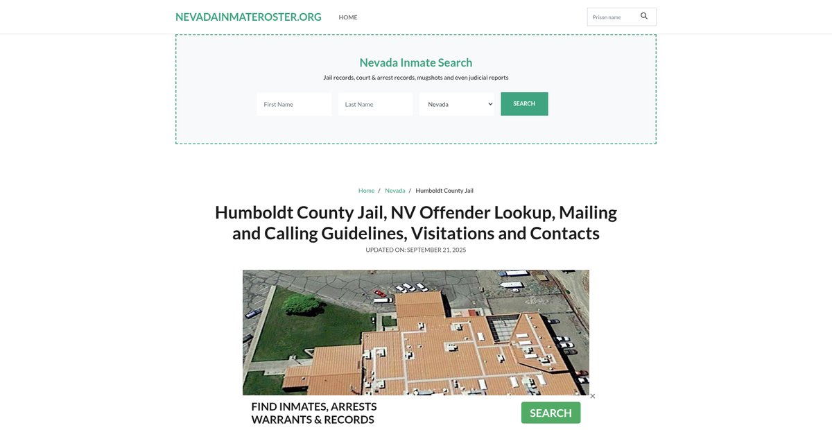 Preview of nevadainmateroster.org