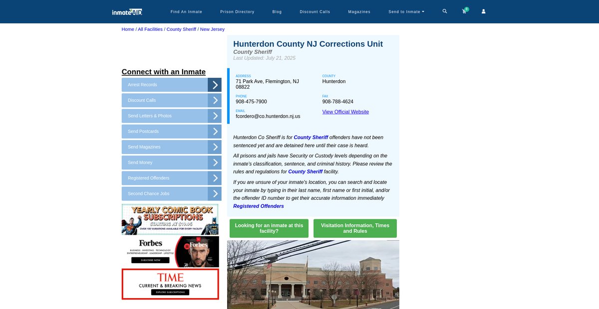 Preview of inmateaid.com
