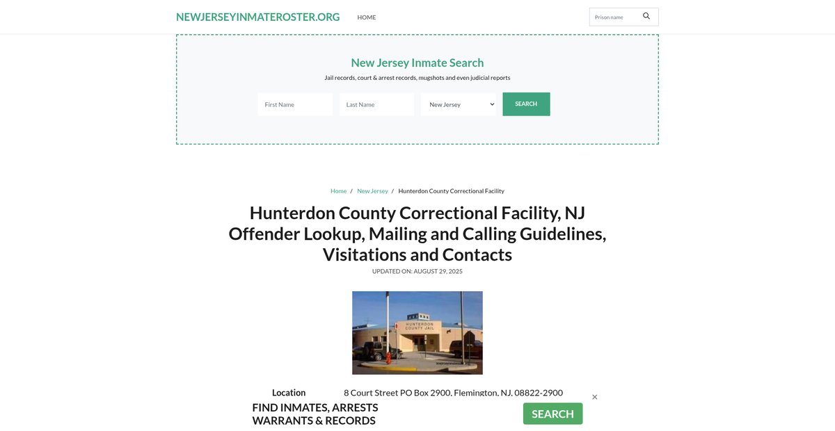 Preview of newjerseyinmateroster.org