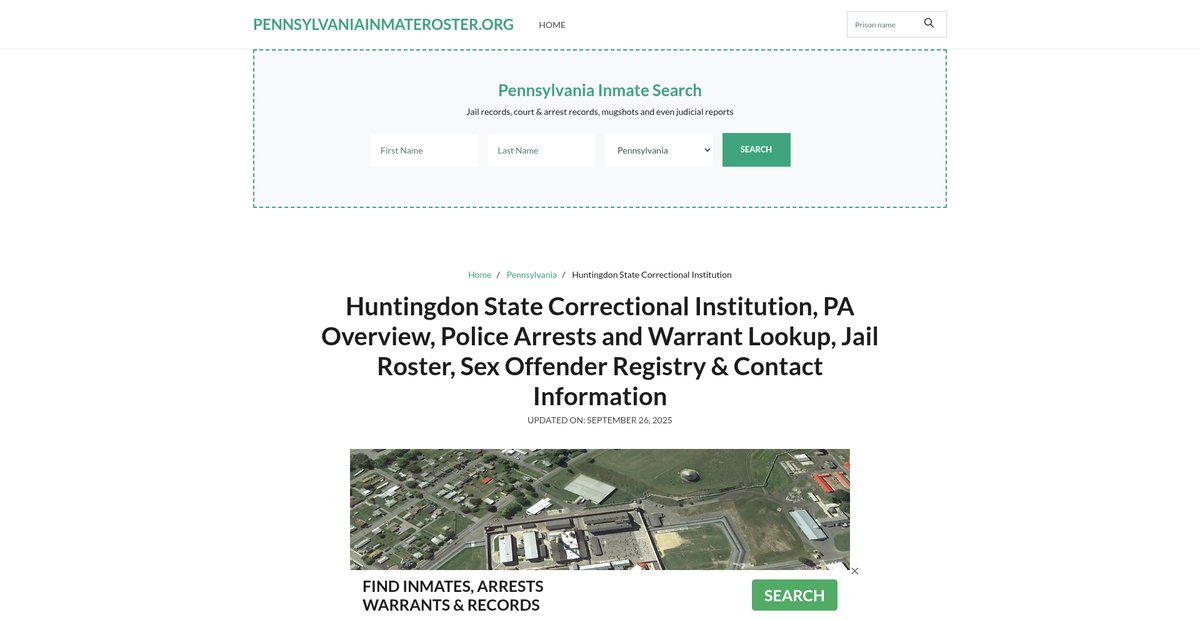 Preview of pennsylvaniainmateroster.org