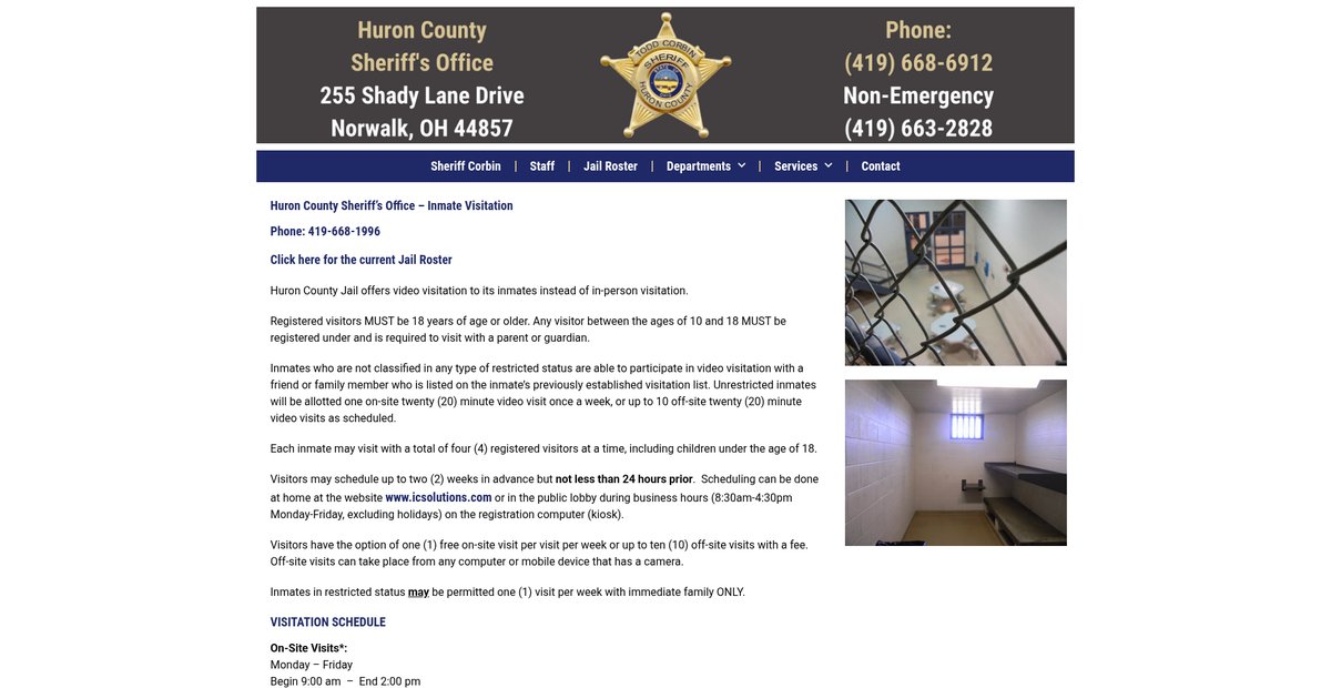 Preview of huroncountysheriff.com