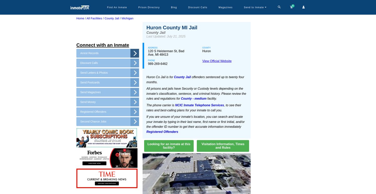 Preview of inmateaid.com