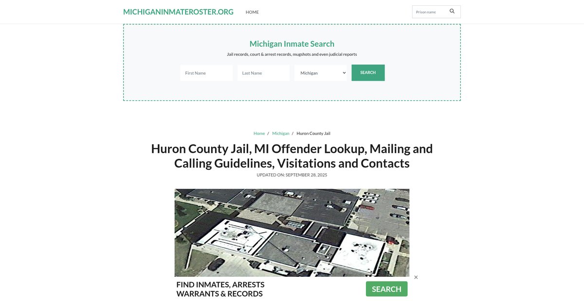 Preview of michiganinmateroster.org