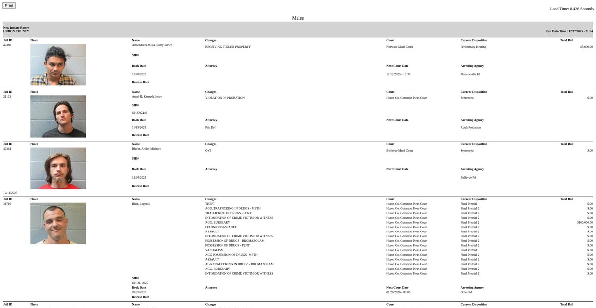 Preview of huroncountysheriff.com
