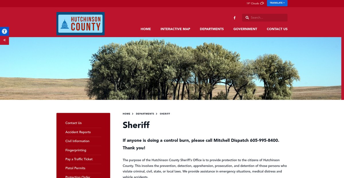 Preview of hutchinsoncountysd.gov