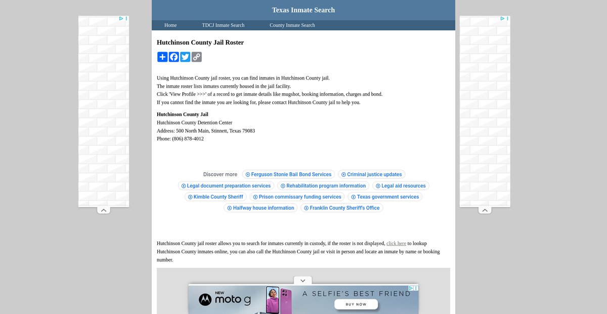 Preview of inmatesearchtexas.org