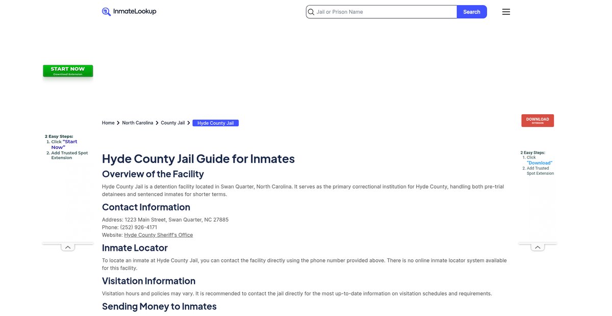 Preview of inmate-lookup.org