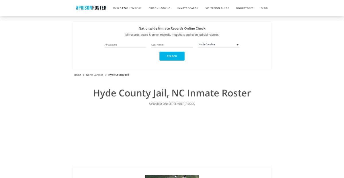 Preview of prisonroster.com
