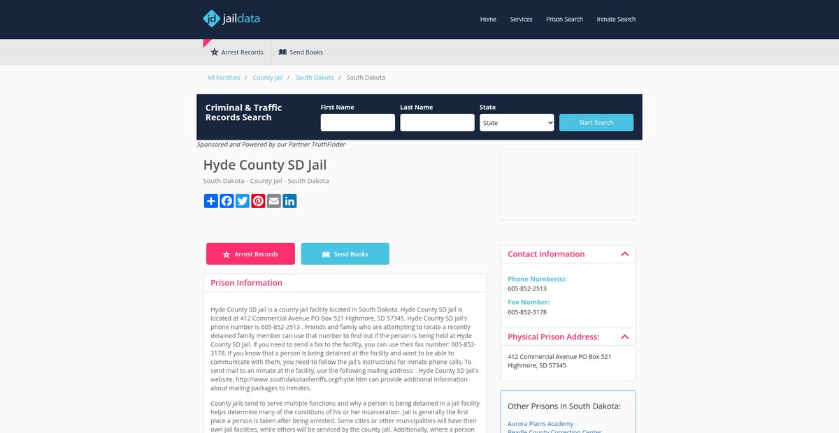 Preview of jaildata.com