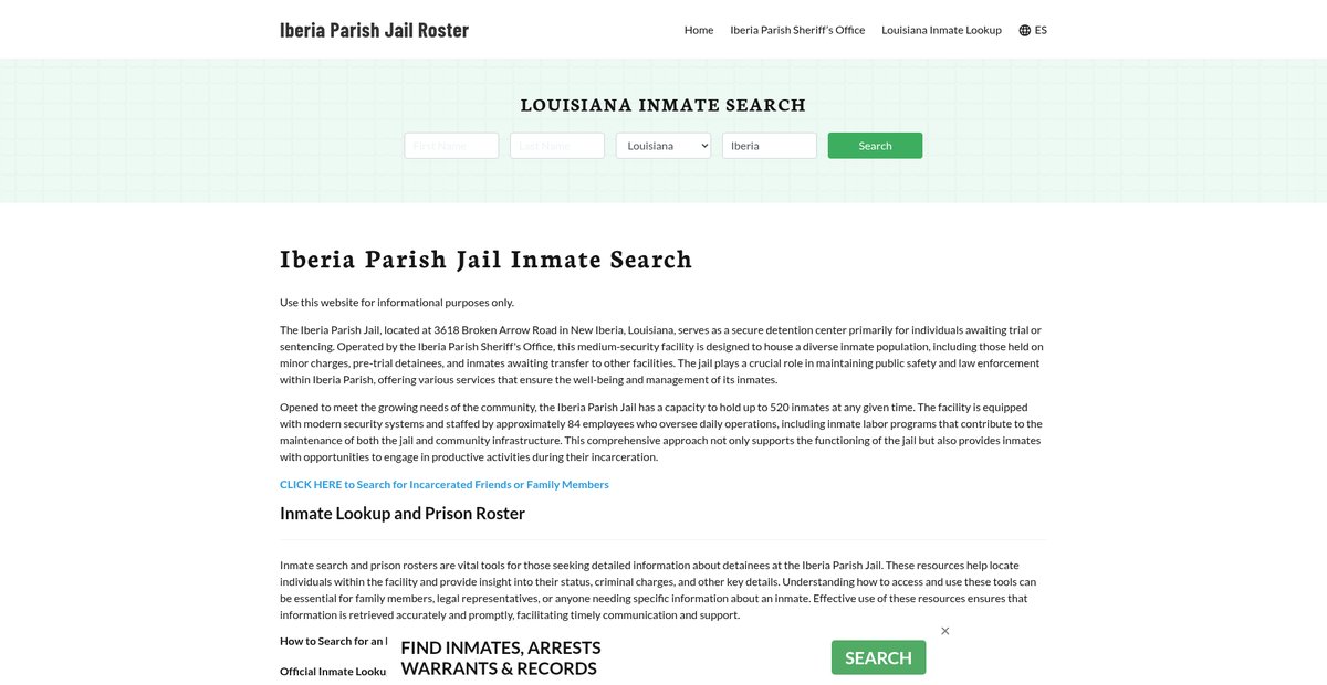 Preview of iberiaparishjail.org