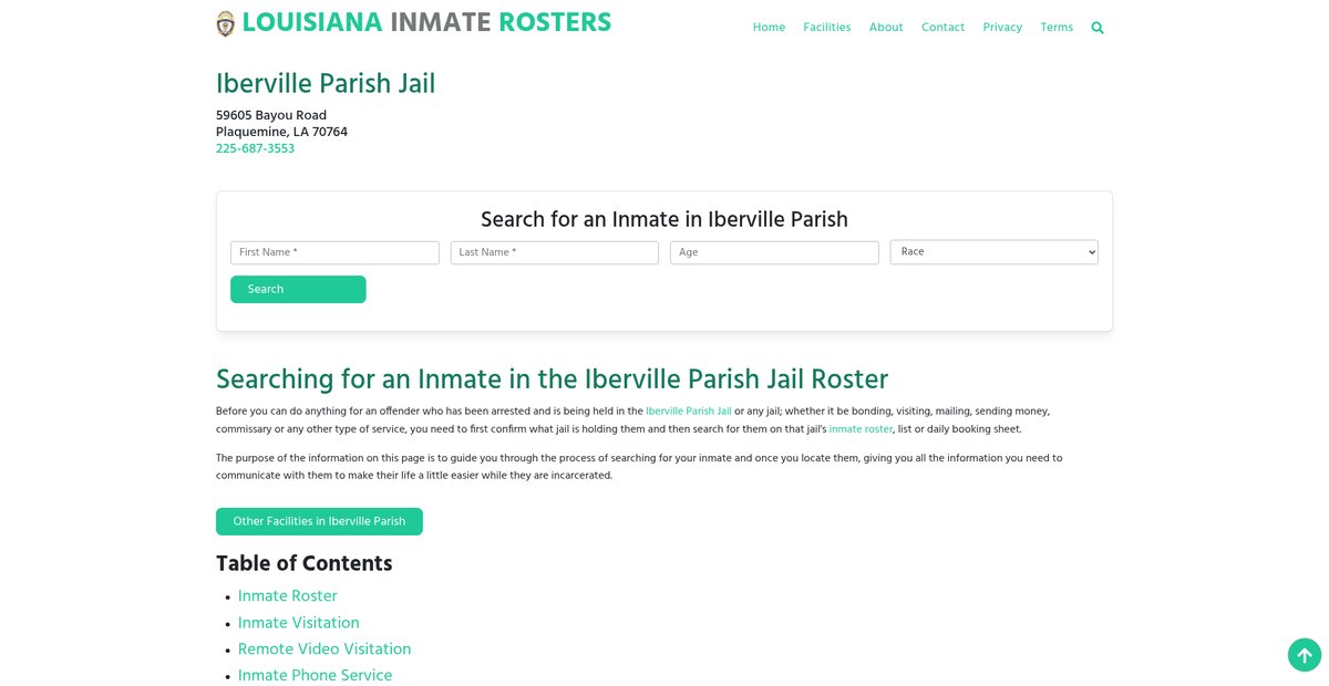 Preview of louisianainmaterosters.org