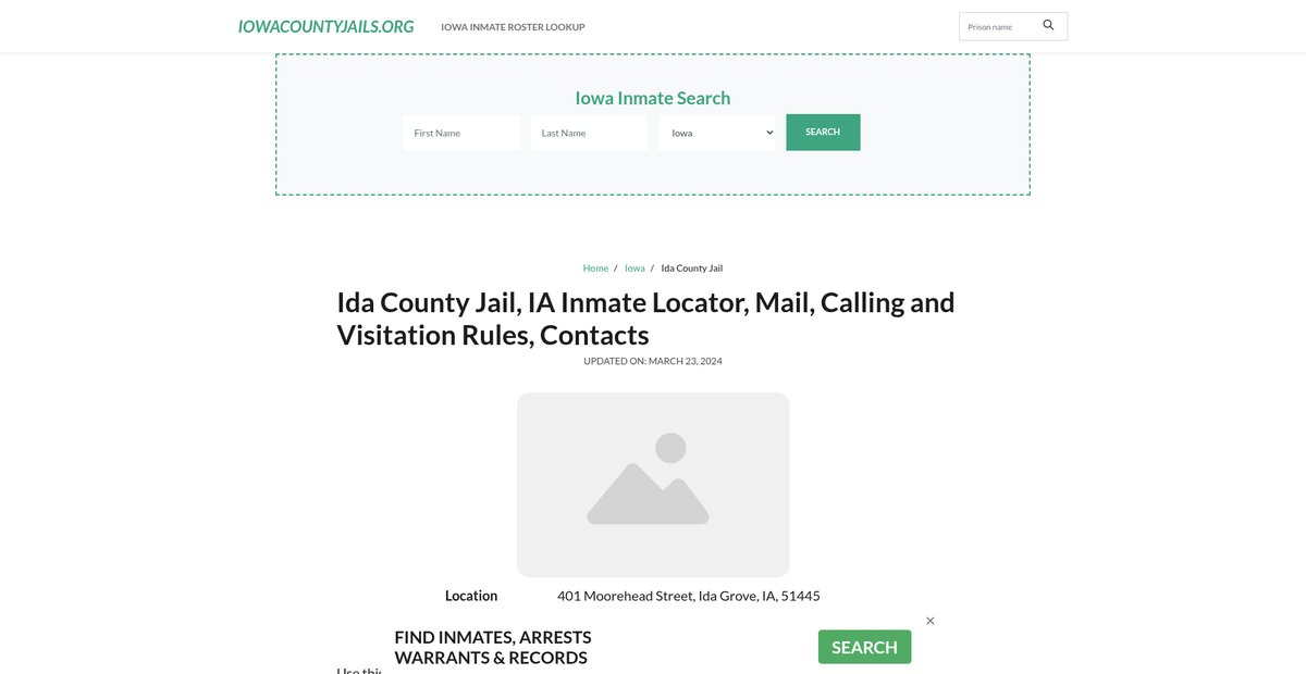 Preview of iowacountyjails.org
