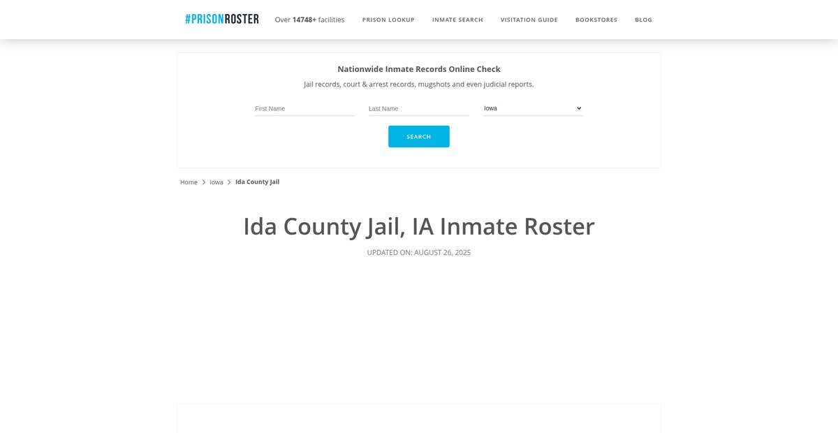 Preview of prisonroster.com
