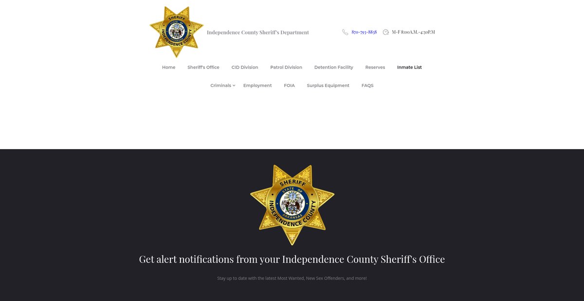 Preview of independencesheriff.org