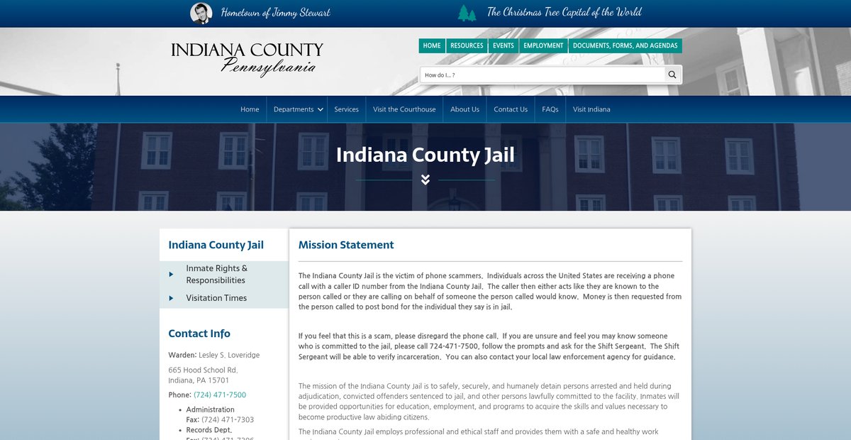 Preview of indianacountypa.gov