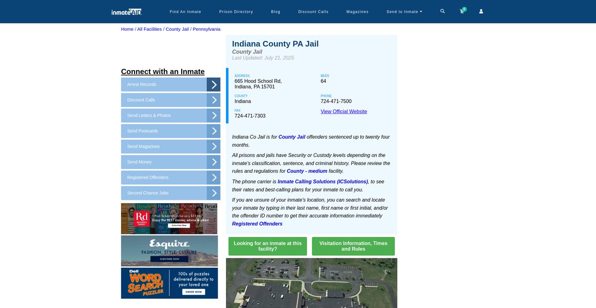 Preview of inmateaid.com