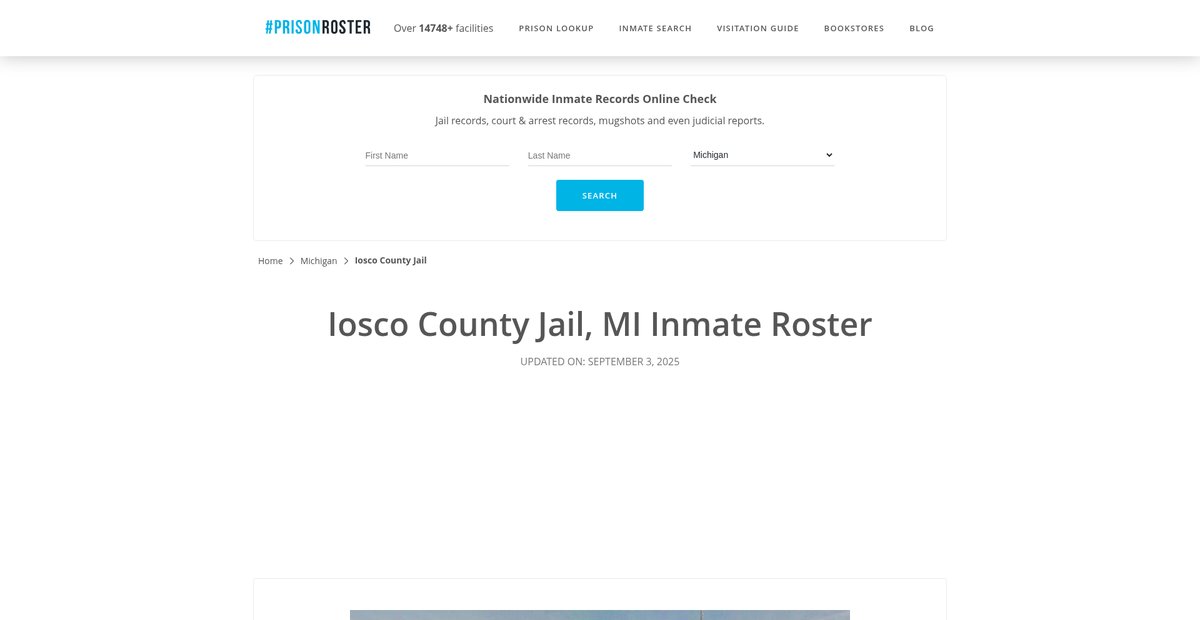 Preview of prisonroster.com