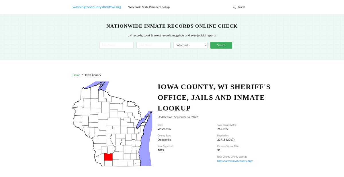 Preview of washingtoncountysheriffwi.org