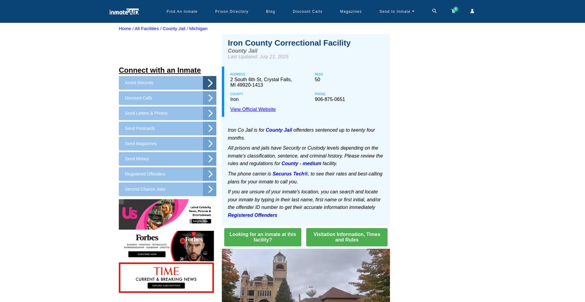 Preview of inmateaid.com