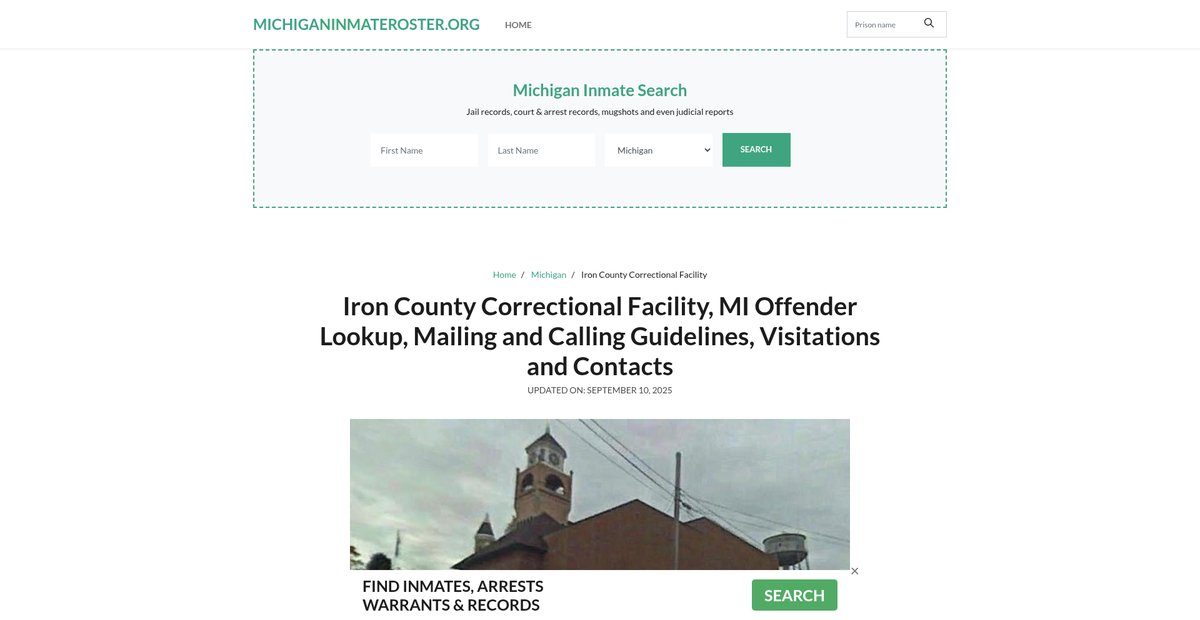 Preview of michiganinmateroster.org