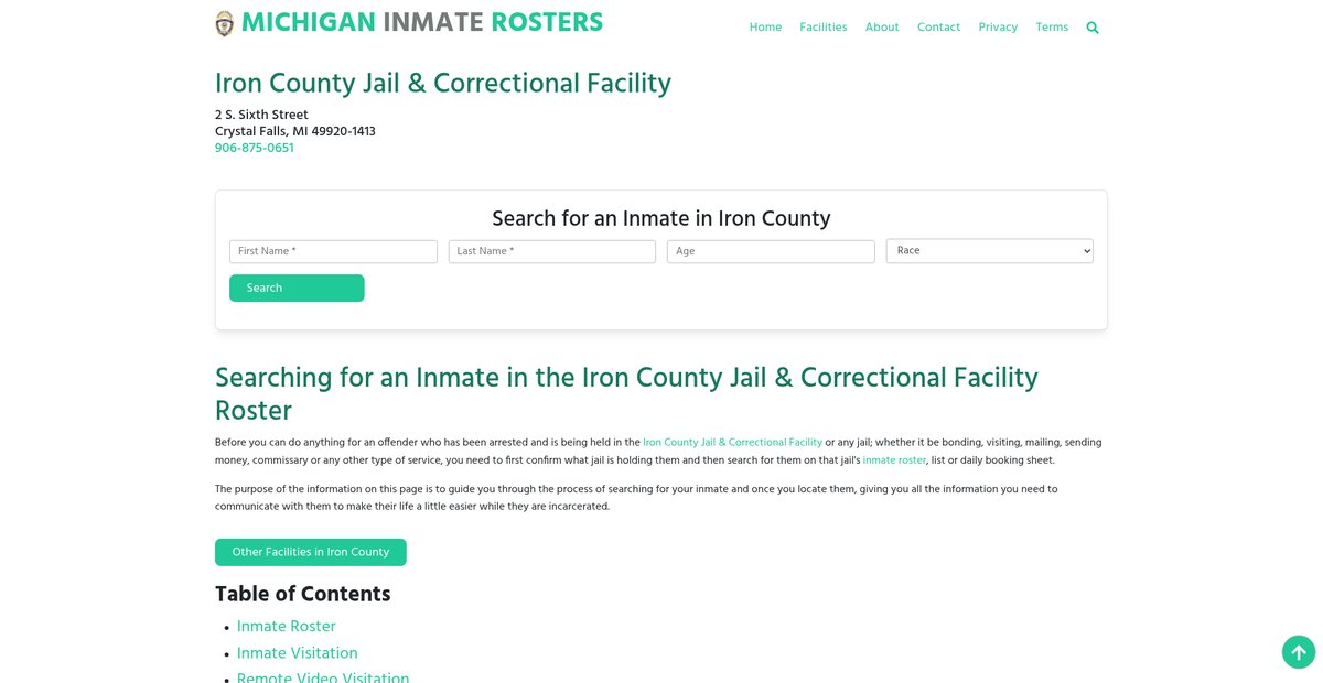 Preview of michiganinmaterosters.org