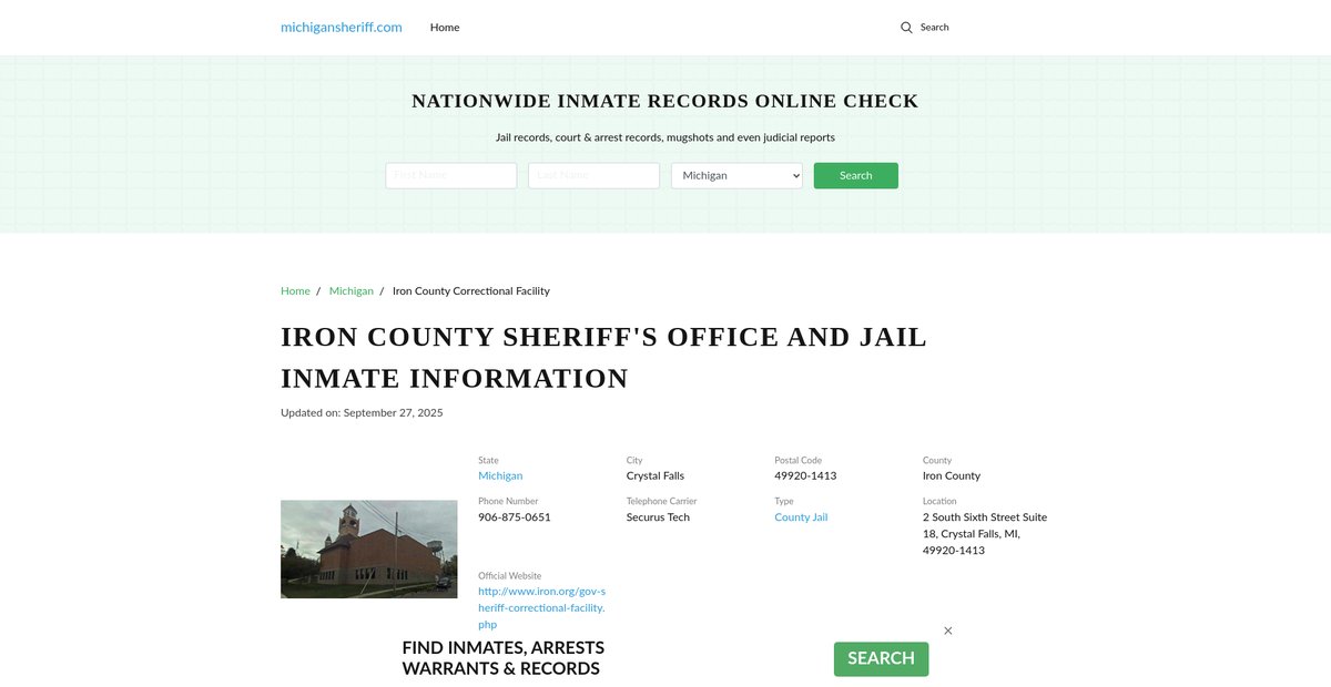 Preview of michigansheriff.com