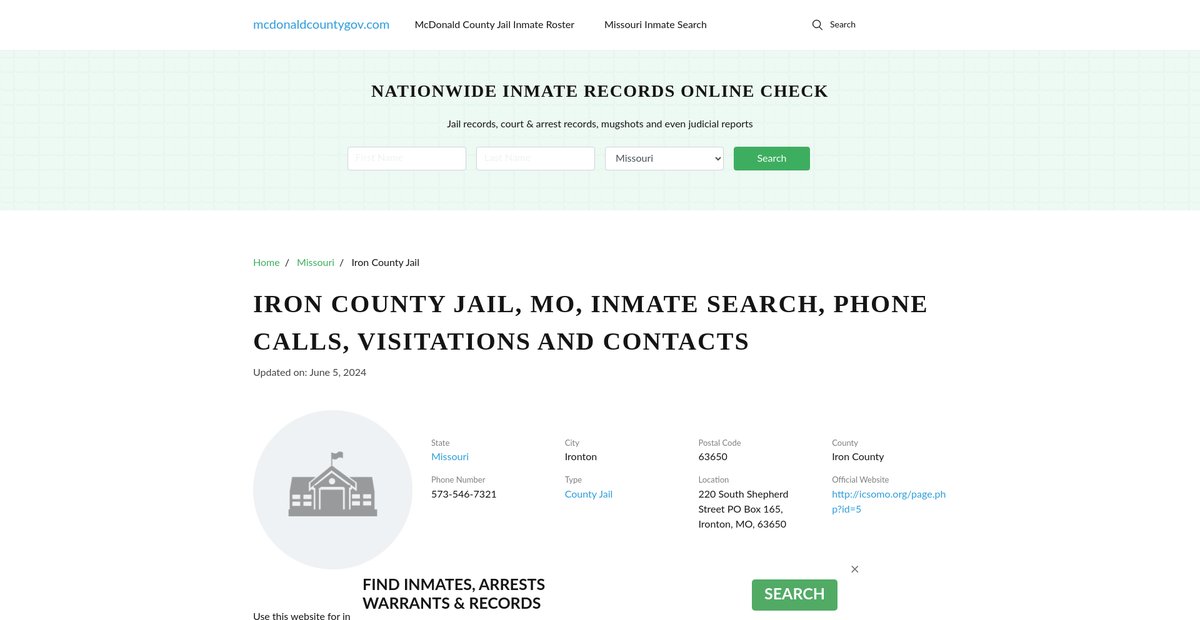 Preview of mcdonaldcountygov.com