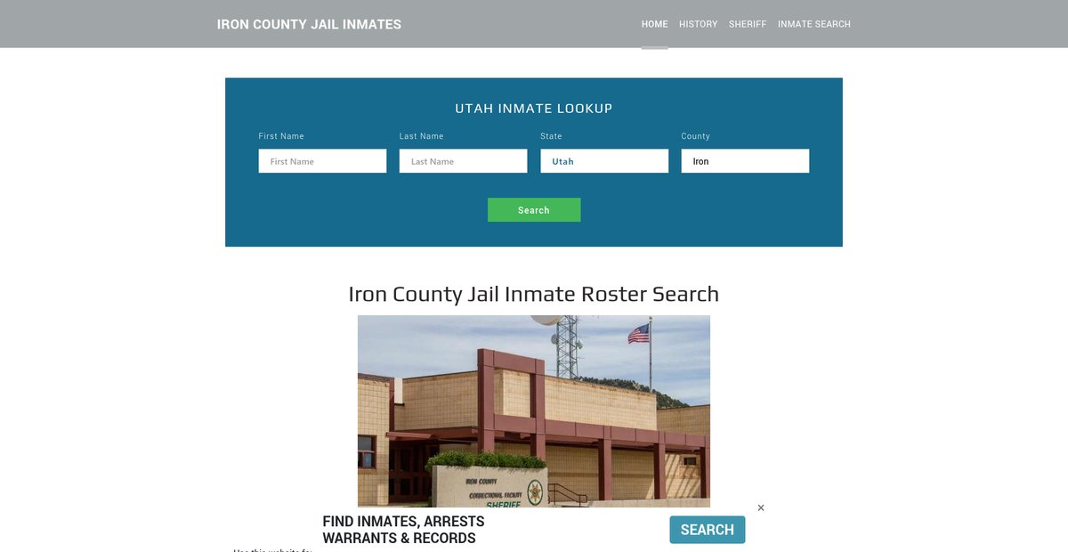 Preview of ironjailroster.org
