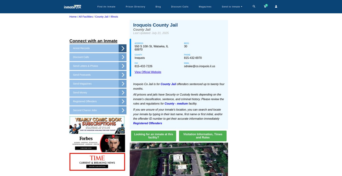 Preview of inmateaid.com