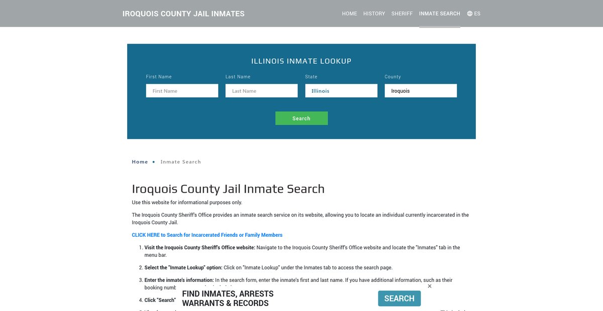 Preview of iroquoisjailroster.org