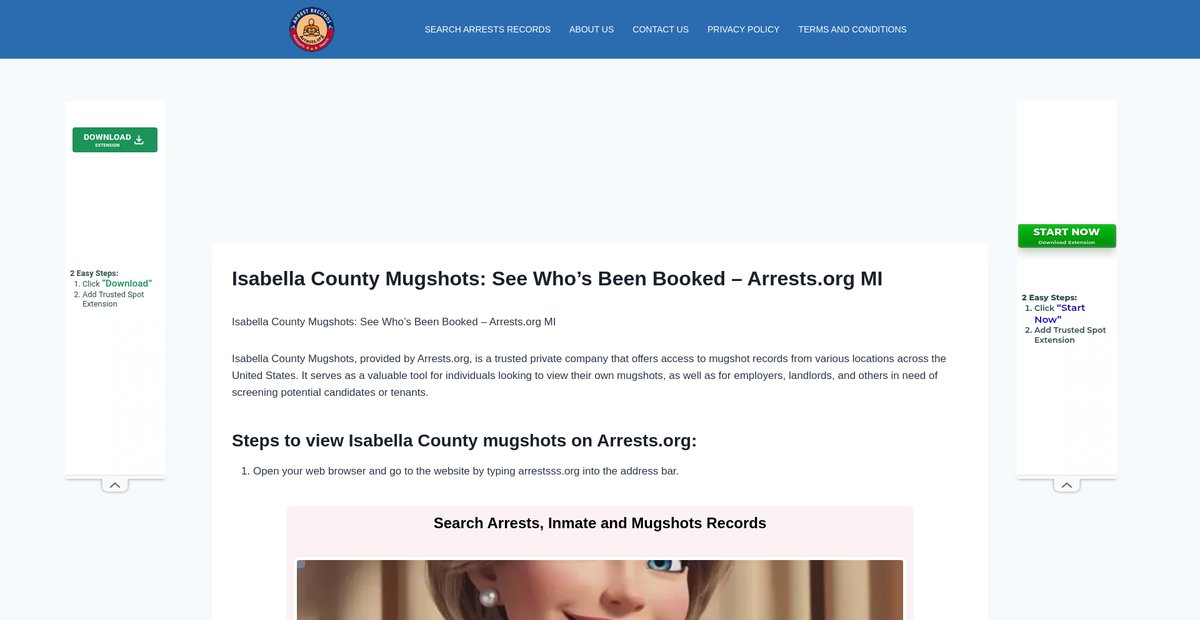 Preview of isabella-mugshots.arrests-org.com