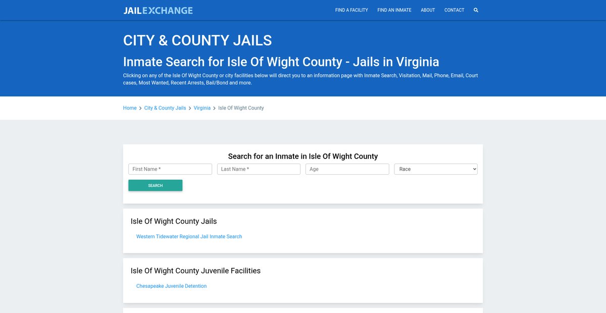 Preview of jailexchange.com