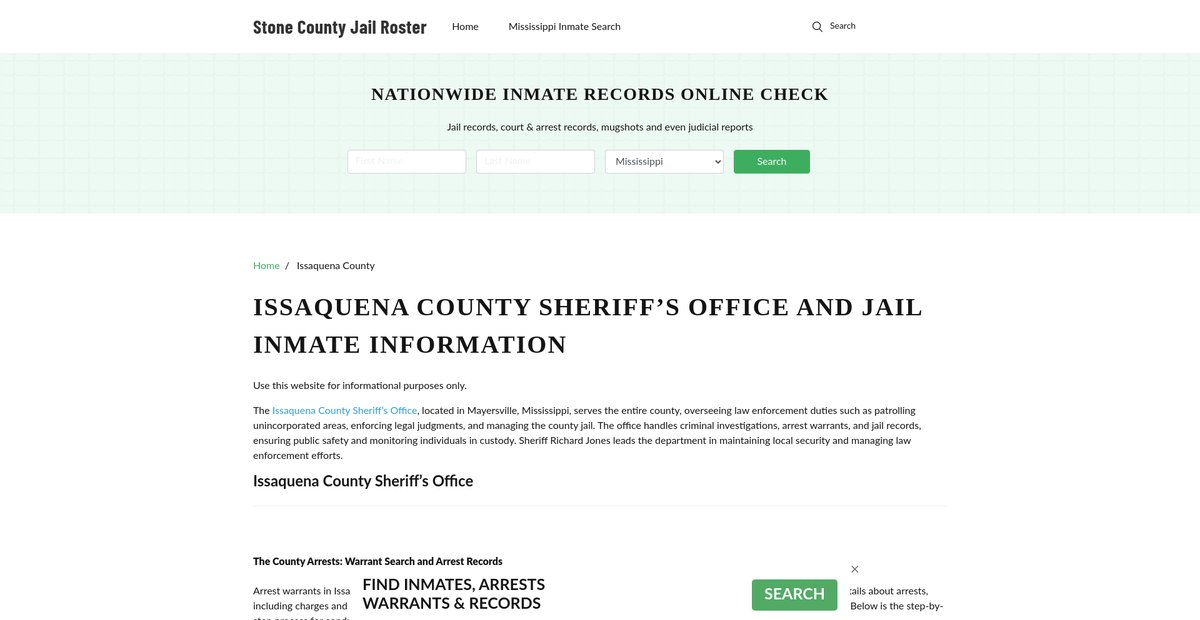 Preview of stonecountygov.com