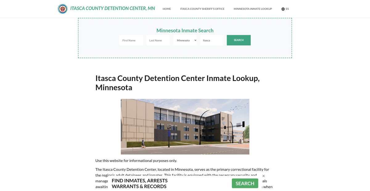 Preview of itascacountydetentionmn.org