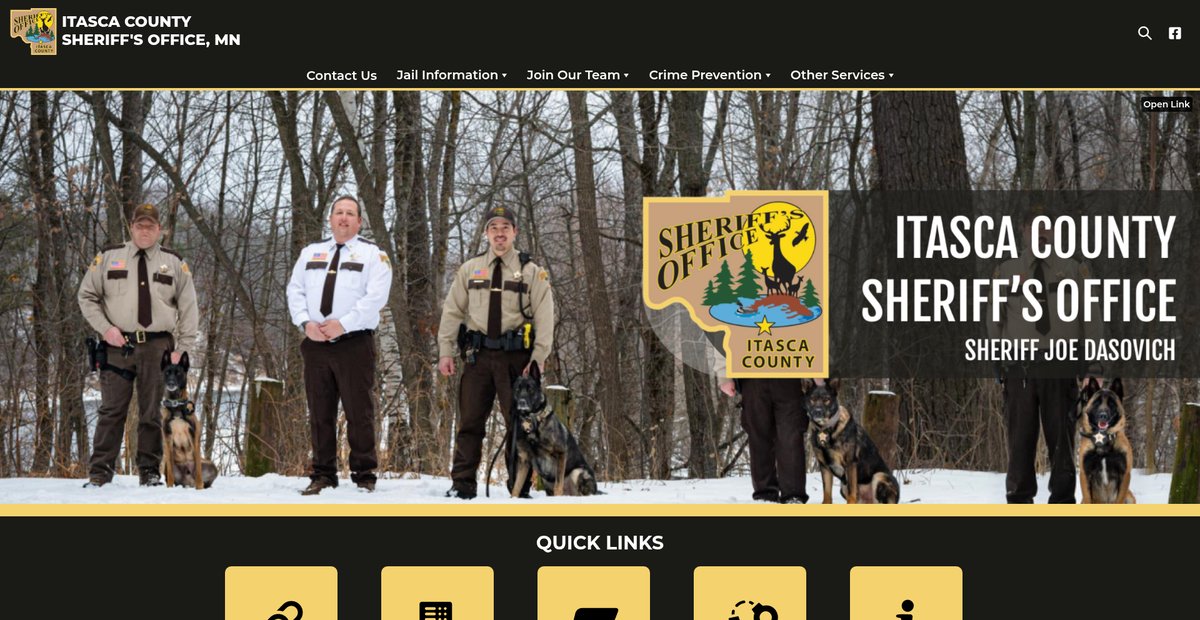 Preview of sheriff.itascacountymn.gov