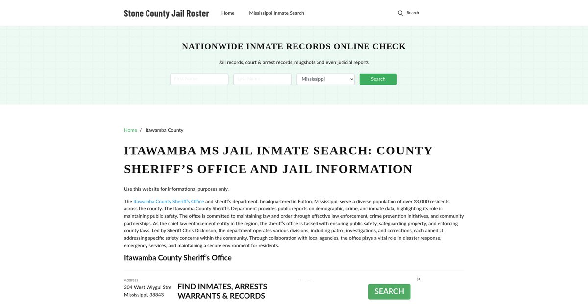 Preview of stonecountygov.com