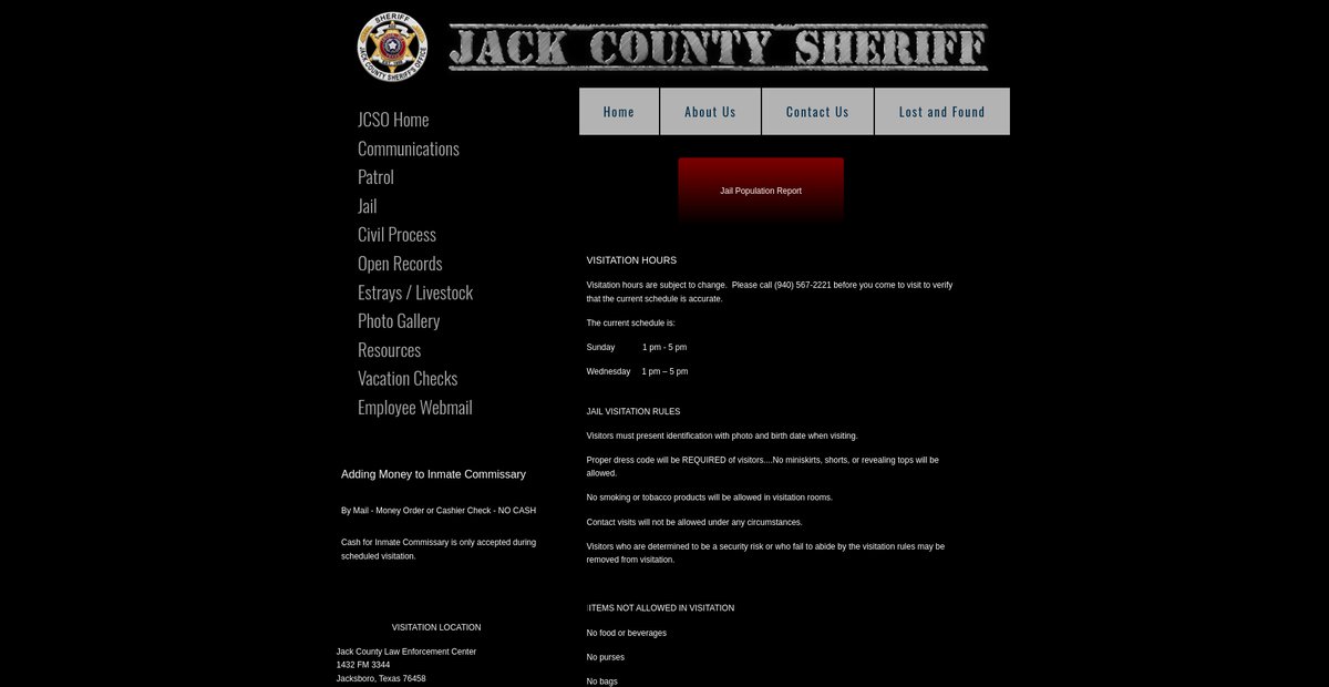 Preview of jackcountysheriff.com