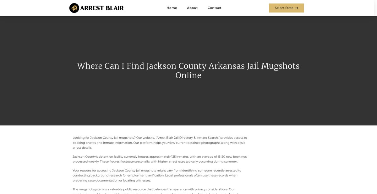 Preview of arrestblair.org