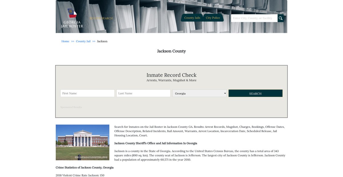 Preview of georgiajailroster.com