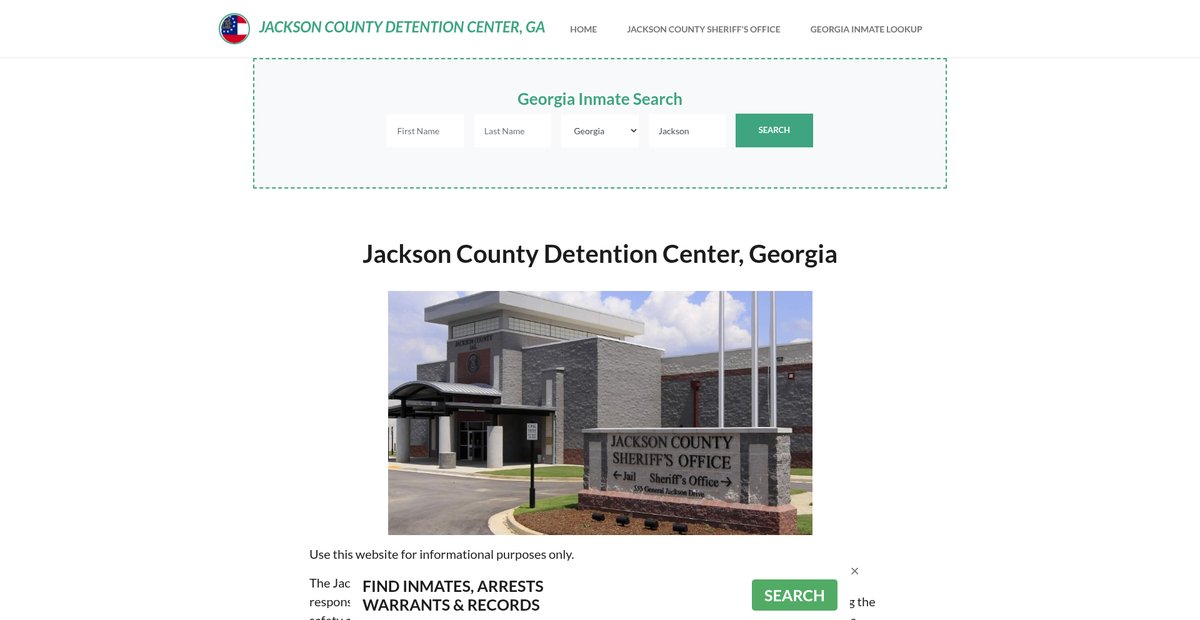 Preview of jacksoncountydetentionga.org