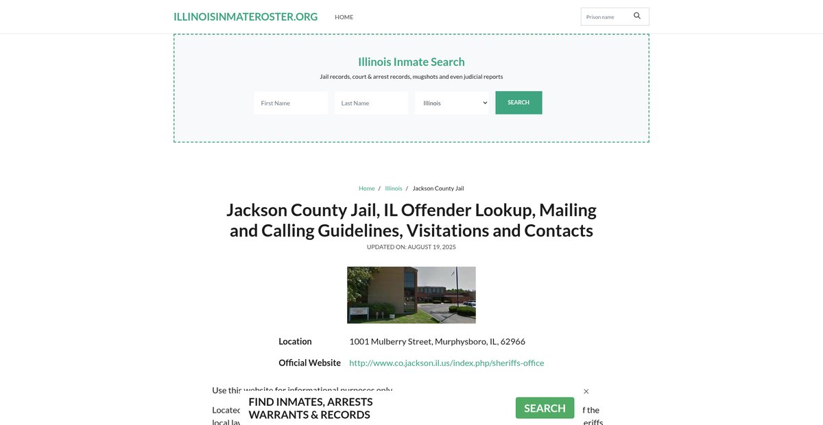 Preview of illinoisinmateroster.org