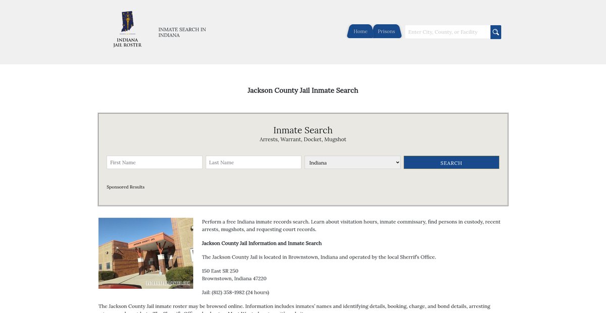 Preview of indianajailroster.com