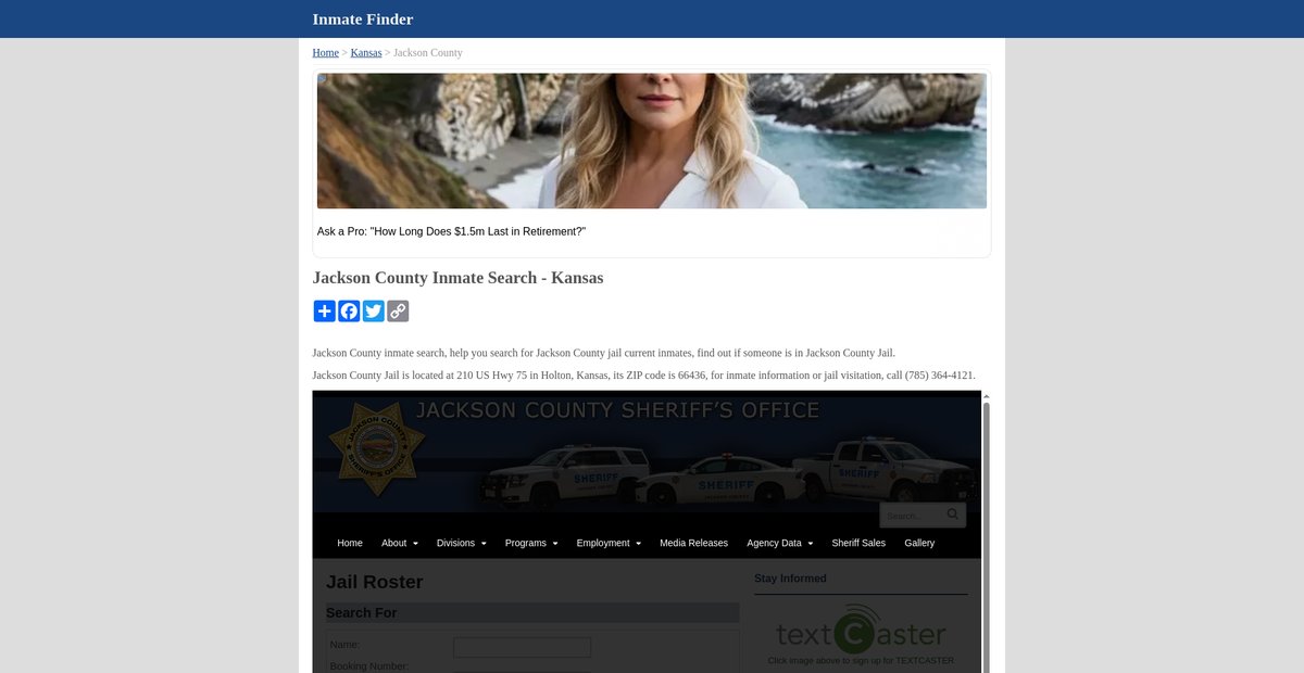 Preview of inmatefinder.org