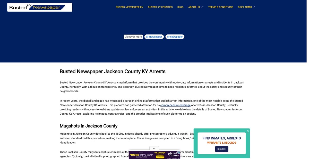 Preview of bustednewspaper-ky.com